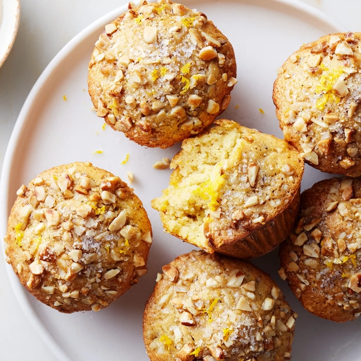 Lemon Pretzel Pancake Muffins