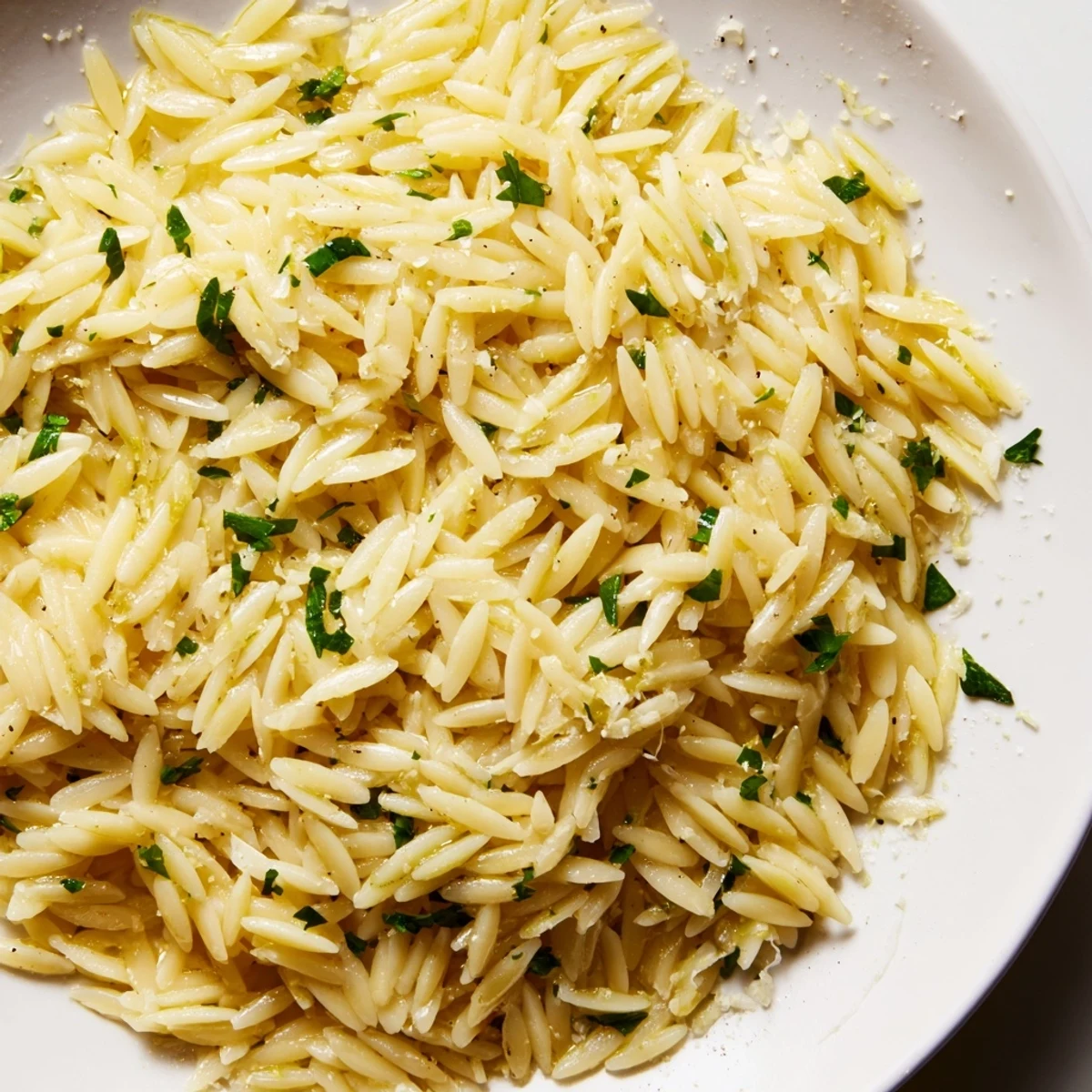 Orzo Lemon Herbs Parmesan
