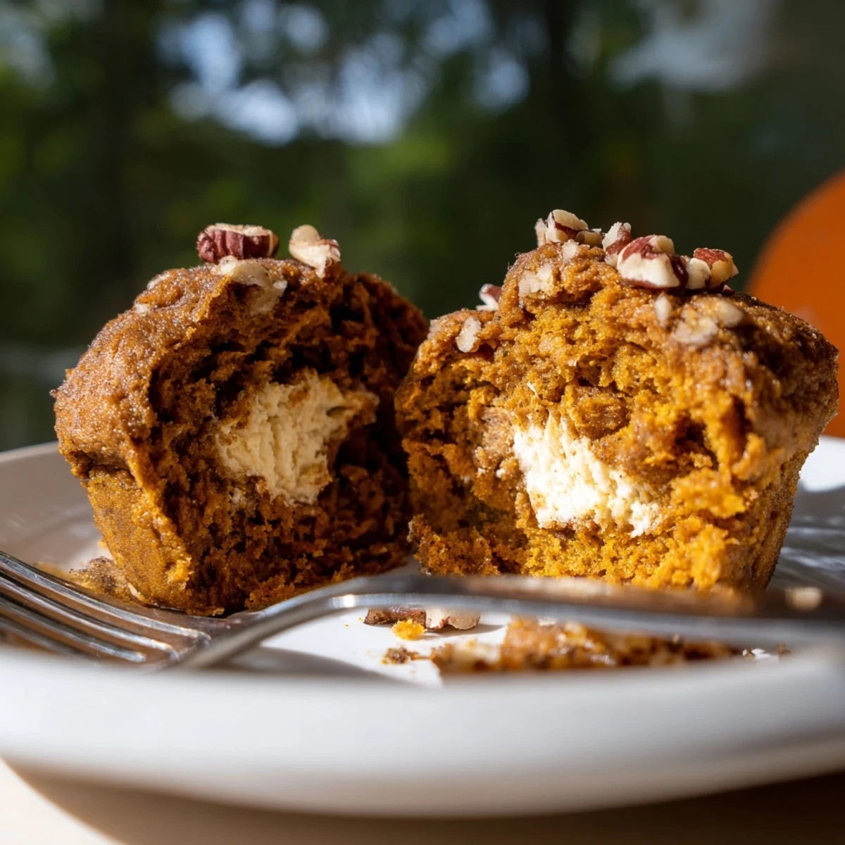 Pumpkin Cream Cheese Muffins