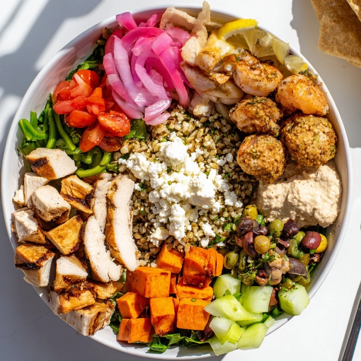 A colorful array of Build-Your-Own Boards & Bowls ready for guests.  