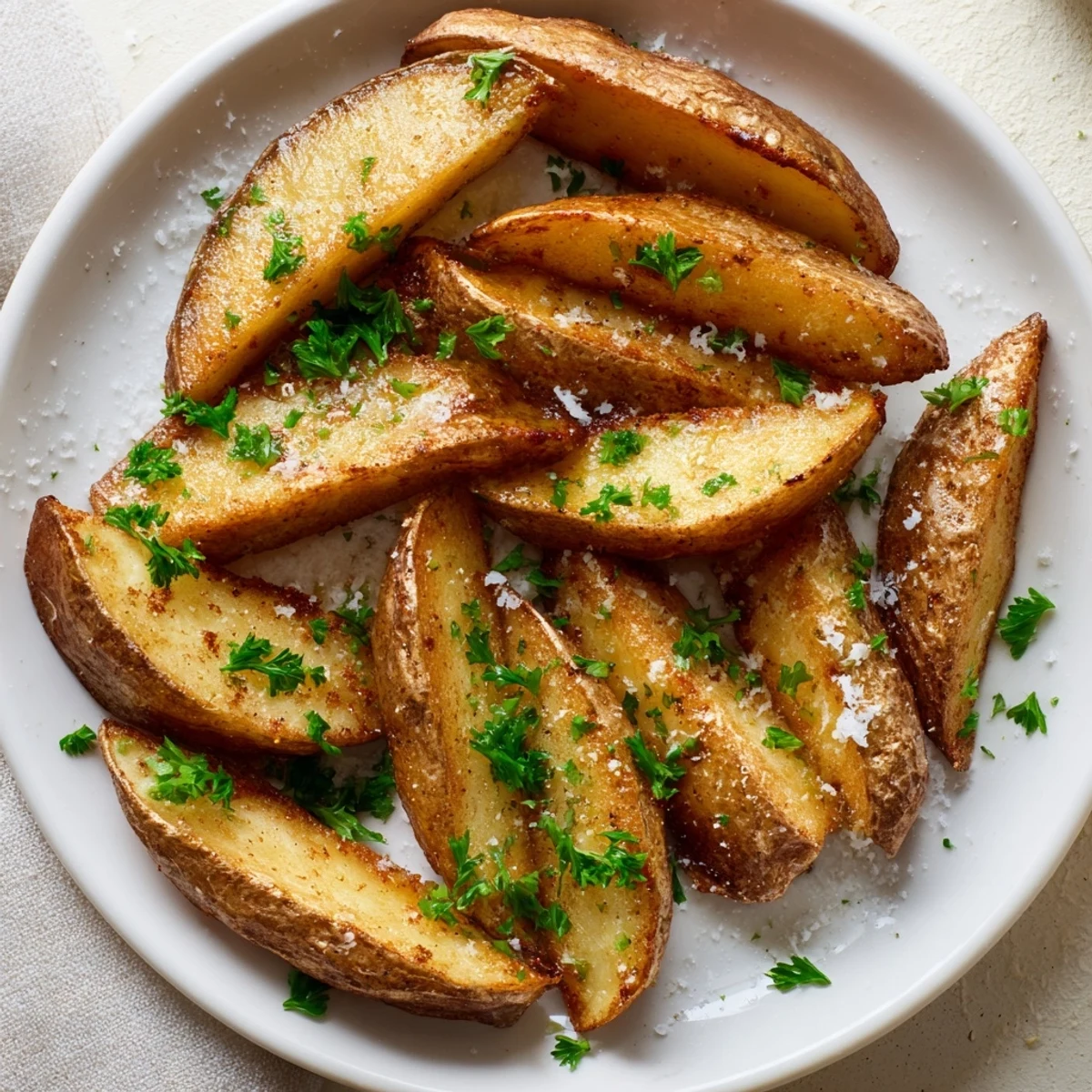 Deliciously browned 15-Minute Microwave Crispy Potatoes, wonderfully tender inside, ideal for lunch or dinner sides.
