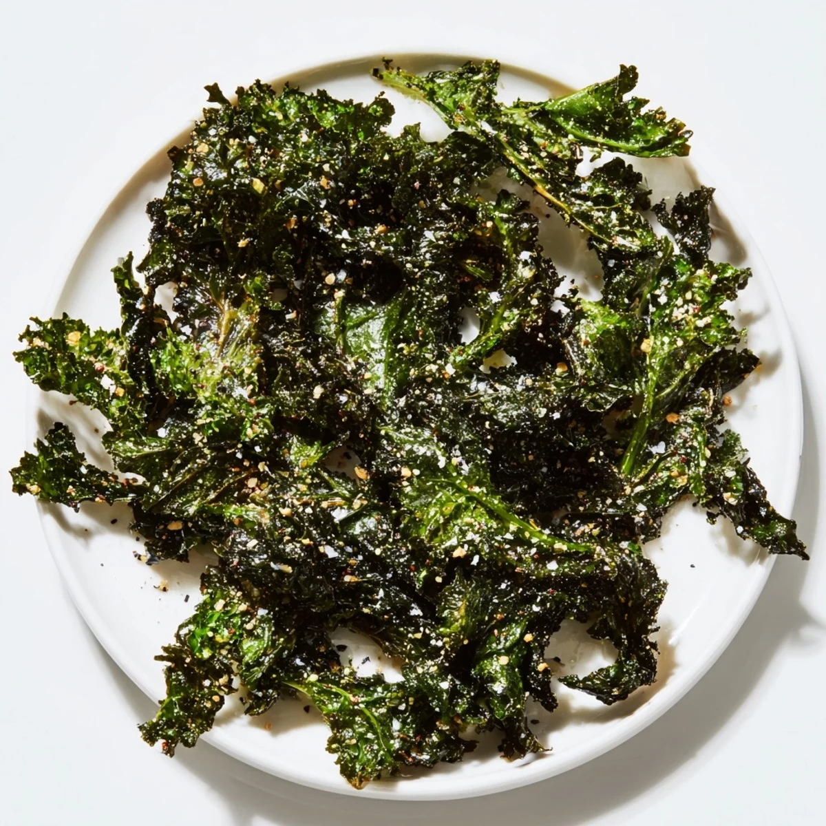 Baked Kale Chips Crispy