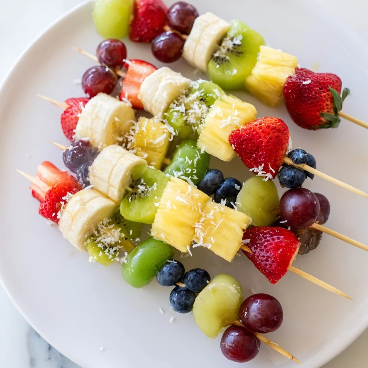 Enjoy these refreshing Easy Festive Fruit Kabobs, a healthy and vibrant dessert ready in minutes.