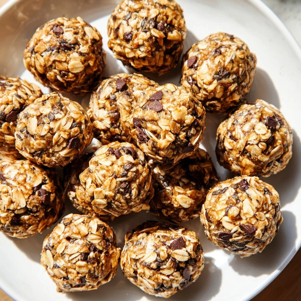 Delicious Almond-Chia Energy Bites, a healthy no-bake treat with a hint of vanilla flavor.