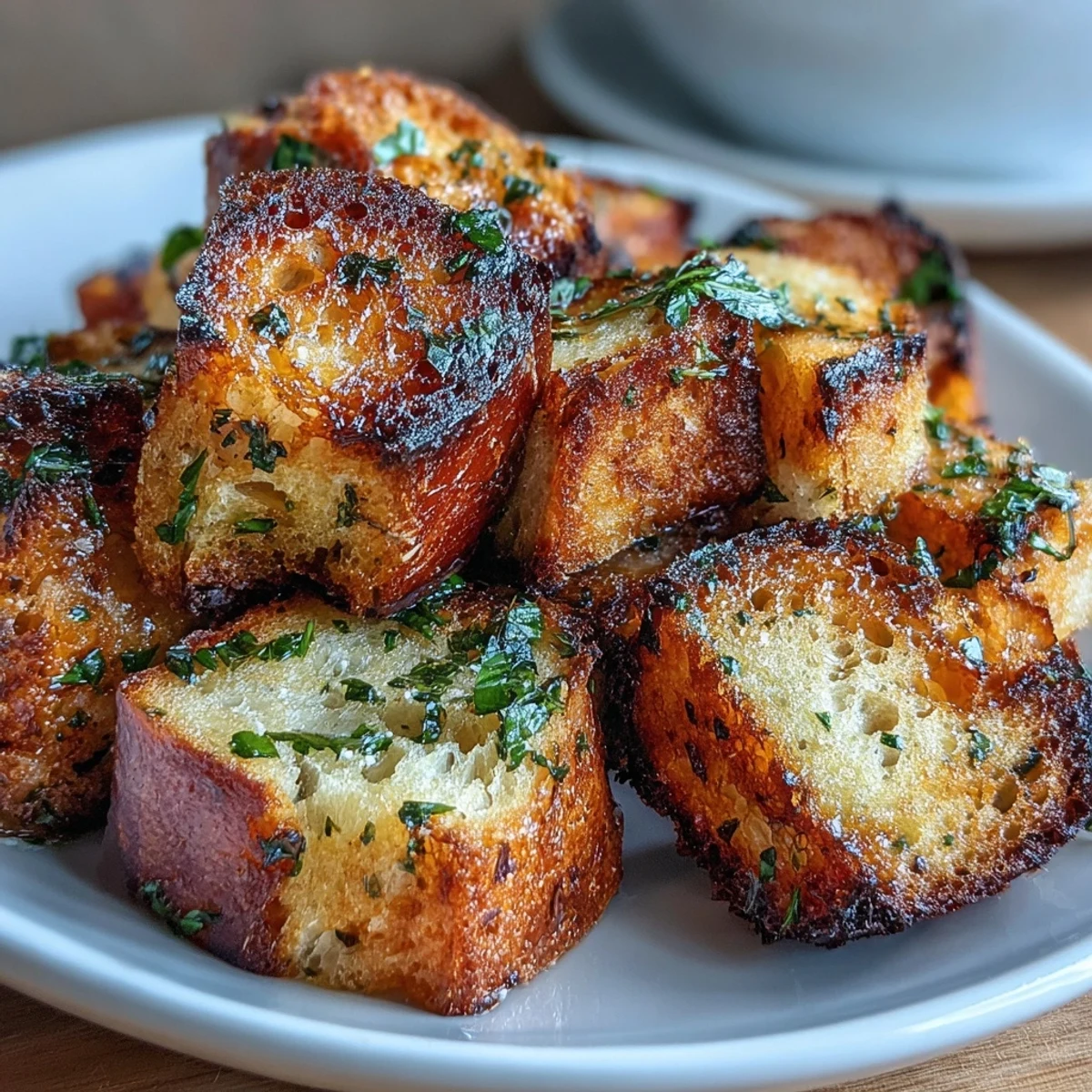 Air Fryer Sourdough Croutons