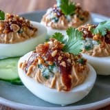 Thai Peanut Deviled Eggs