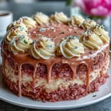 Bridal Shower Rosé Velvet Cake