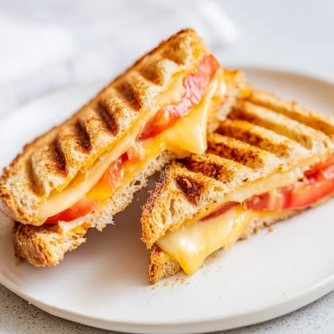 Golden and crispy Waffle Grilled Cheese with melted cheddar, perfect for a quick lunch.