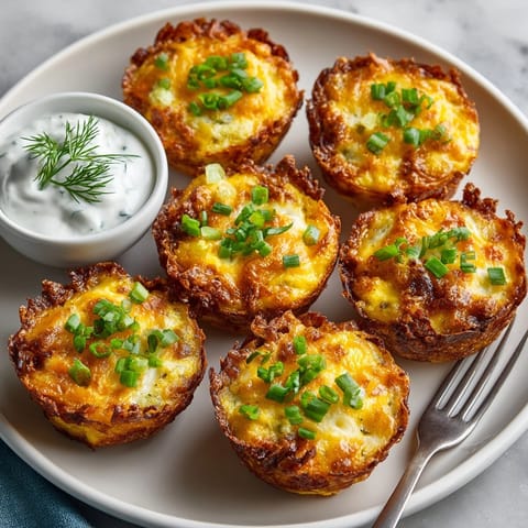 Sizzling, freshly baked Pickle-Fix Hash Brown Egg Cups offering a delightful mix of savory and tangy flavors with a perfect crunch.