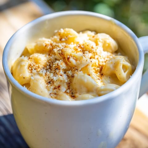 Creamy Mug Mac Cheese