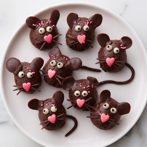 Silly Rat Brownie Bites