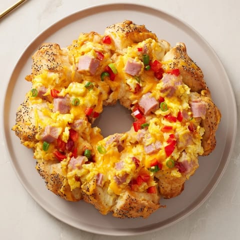 Wreath-Shaped Egg Ham Bake
