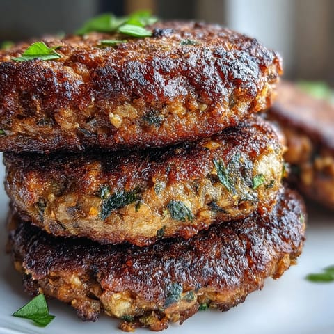 Spiced Black-Eyed Pea Burger patties on a rustic wooden board, ready to be baked or pan-fried to perfection.