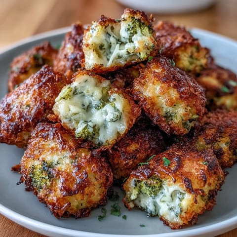 Golden air fryer broccoli tots with cheddar, crispy on the outside and cheesy inside, perfect healthy snack for kids.  