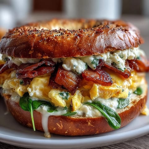 Protein Bagels Breakfast Sandwiches