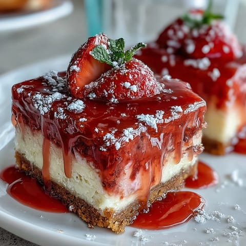 Strawberry Lemonade Bars Shortbread