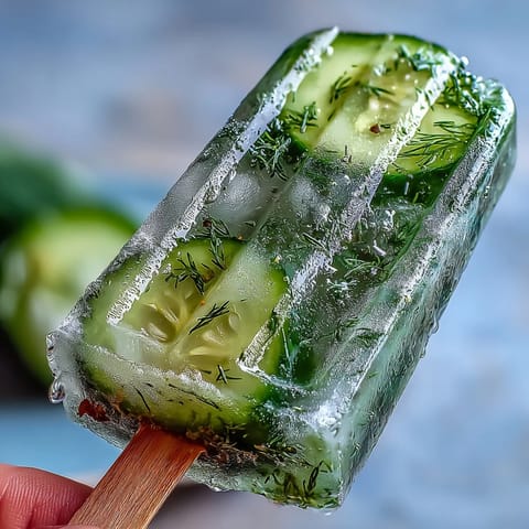 Refreshing pickle juice popsicles offer a surprising, icy, briny flavor contrast.