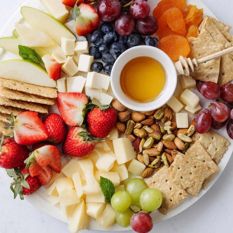 A tempting image of a beautifully arranged Bears Honey Pot Board, perfect for a cheerful gathering or brunch.