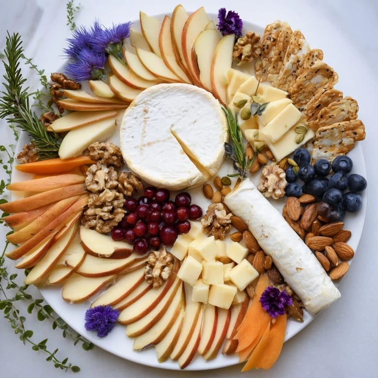 Artisanal cheeses and seasonal fruits create a stunning Woodland Creature Cheese Platter, perfect for sharing.
