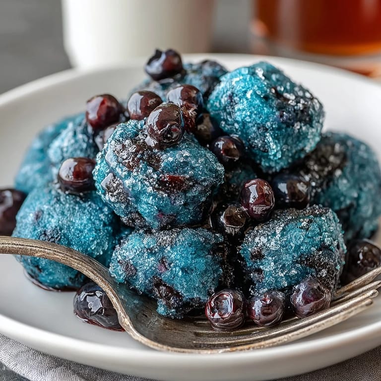 A celestial Pisces Zodiac Snack Board with Blue Fruits and Treats, featuring vibrant blue fruits, creamy cheeses, and playful candies for a magical party spread.