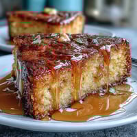 Golden Southern cornbread skillet with honey butter, baked to perfection in a cast-iron pan and served warm for comfort food bliss.